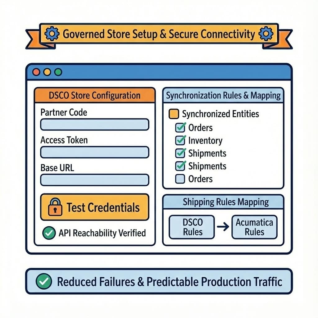 Biz-Tech Services: DSCO store configuration and synchronization rules mapping