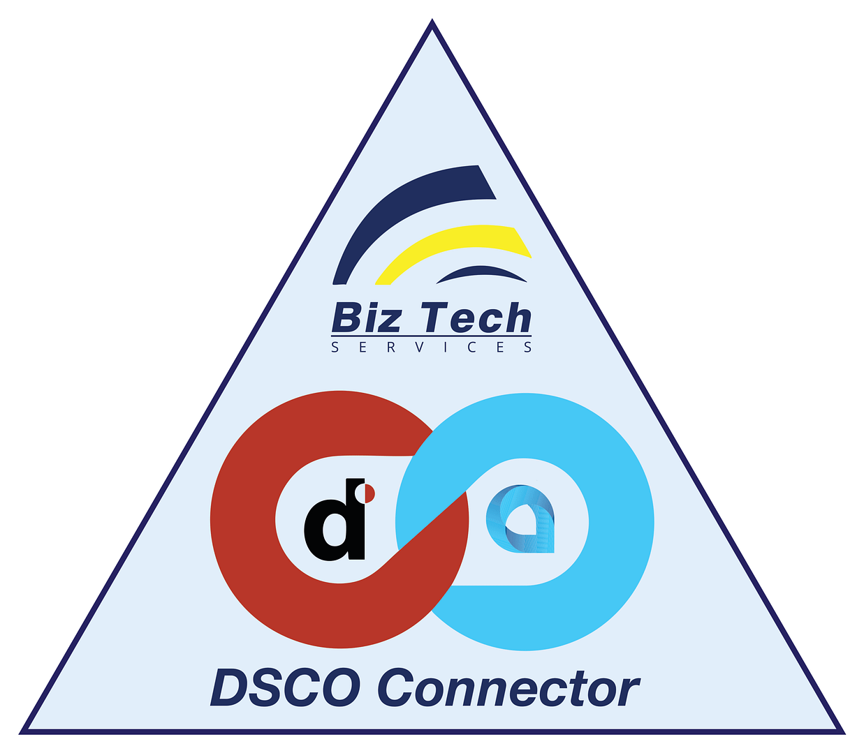 Triangular Biz-Tech Services badge for DSCO Connector