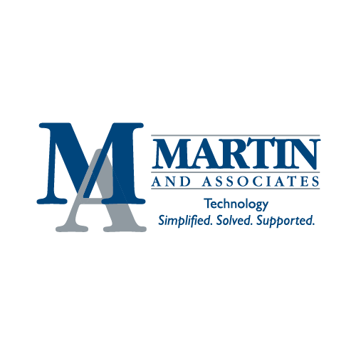 Martin and Associates Technology logo with “Simplified. Solved. Supported.”