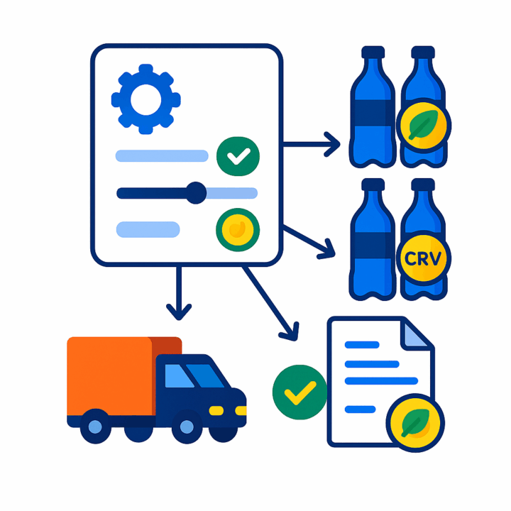 Illustration of product validation workflow for shipping and documentation