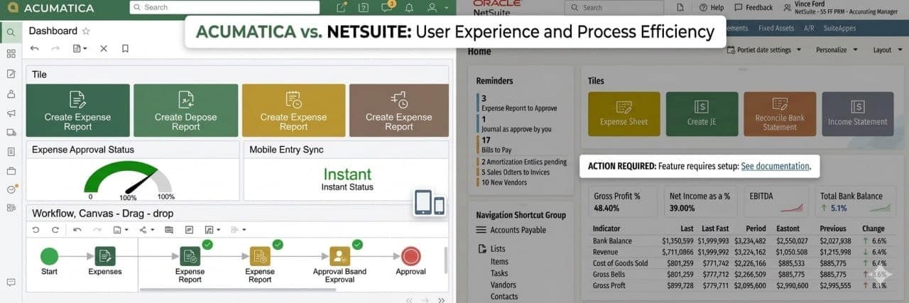 Acumatica ERP vs Oracle NetSuite ERP